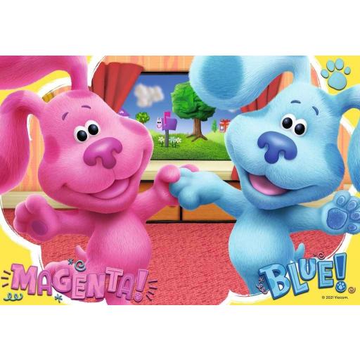 Puzzle Infantil Blue's Clues and You 2 x 24 Piezas Ravensburger 05568 MEJORES AMIGOS BLUE Y MAGENTA [1]