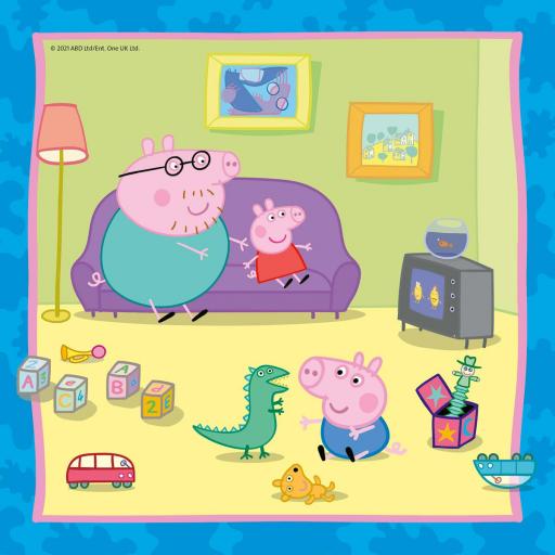 Puzzle Infantil Peppa Pig 3 x 49 Piezas Ravensburger 05579 LA FAMILIA Y LOS AMIGOS DE PEPPA [2]