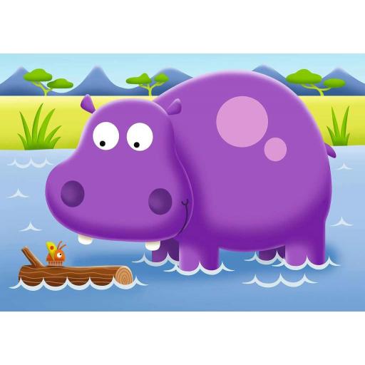 Mis Primeros Puzzles 2-3-4-5 Piezas Ravensburger 07301 LOS ANIMALES DEL SAFARI [1]