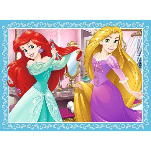 Puzzle Infantil PRINCESAS DISNEY 4 IN A BOX (12, 16, 20 y 24 piezas) Ravensburger 07397 [1]