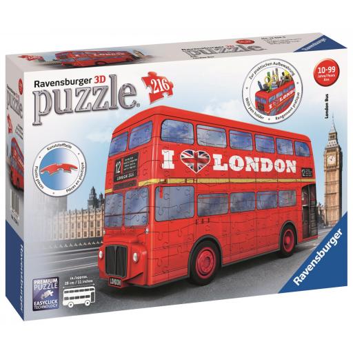 PUZZLE 3D Ravensburger 12534 AUTOBUS DE LONDRES - LONDON BUS [2]