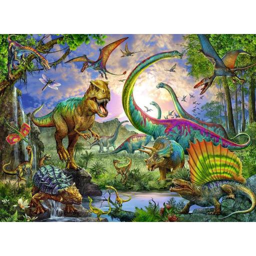 Puzzle Infantil de Dinosaurios 200 Piezas XXL Ravensburger 12718 EN EL REINO DE LOS GIGANTES