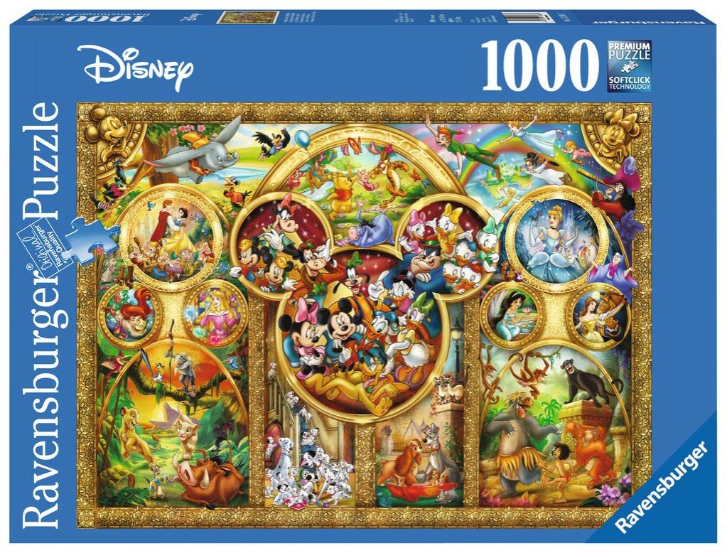 Puzzle Walt Disney 1000 Piezas Ravensburger 15266 LOS TEMAS MÁS BONITOS  DISNEY