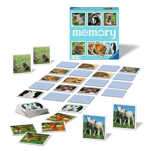 Juego de Memoria MEMORY Ravensburger 20879 ANIMAL BABIES [1]