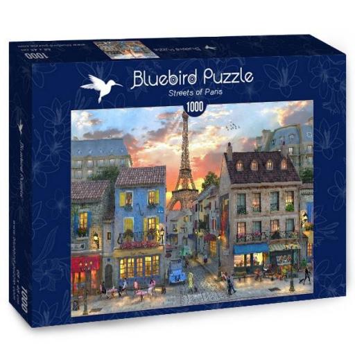Puzzle de Paris 1000 Piezas Bluebird 70111 LAS CALLES DE PARIS , de Dominic Davison [1]