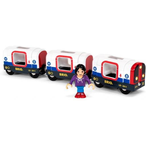 BRIO 33867 - Tren de Metro con Luz y Sonido [1]