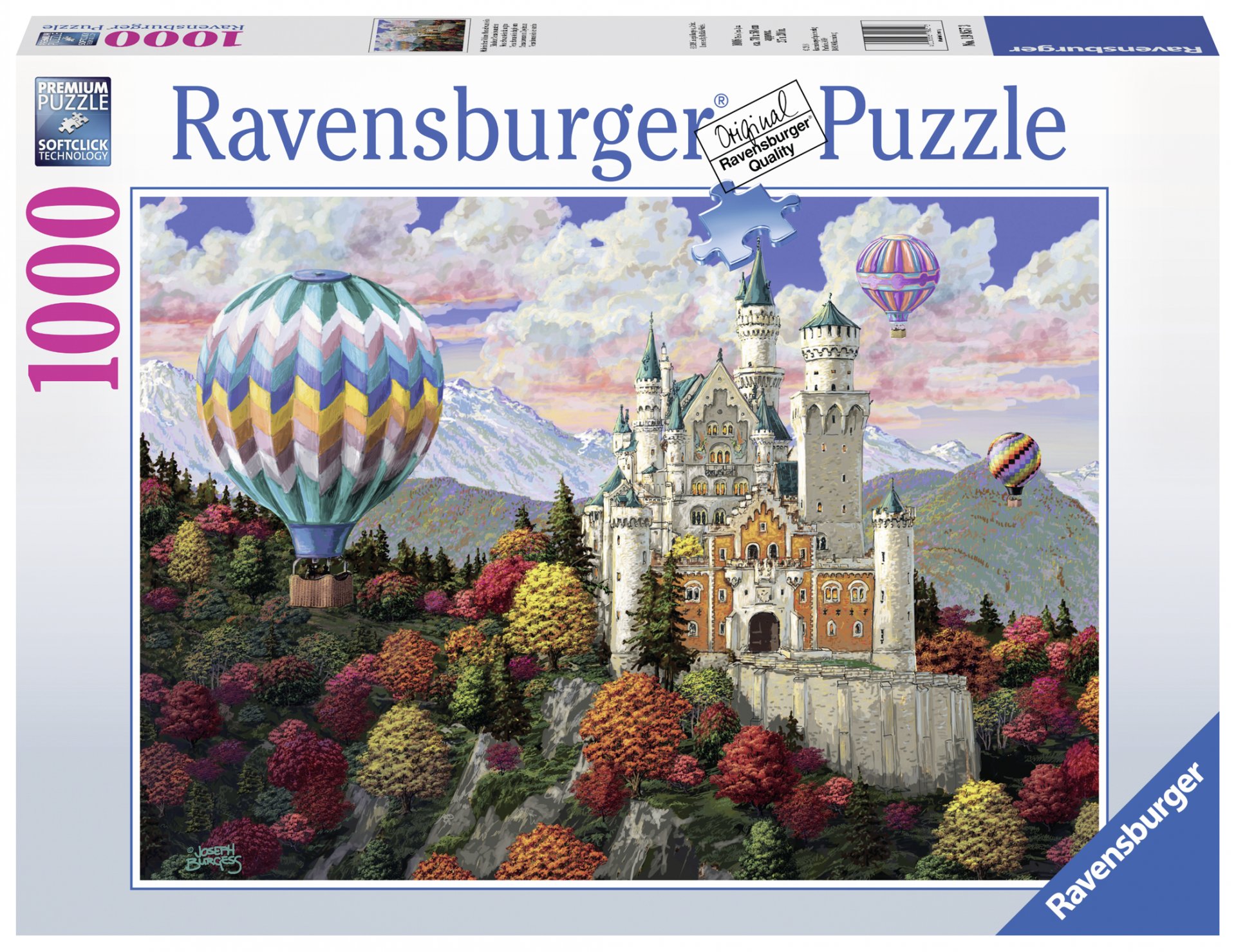 Puzzle 1000 Piezas Ravensburger 19857 Castillo Neuschwanstein de Sueño