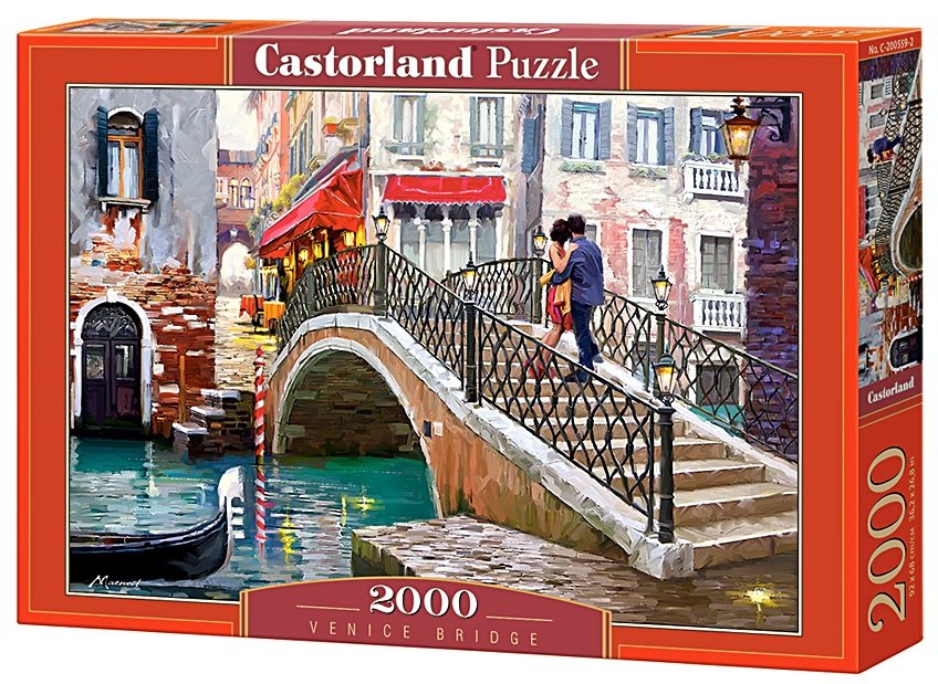 Puzzle 2000 Piezas Castorland 200559 PUENTE DE VENECIA , ITALIA