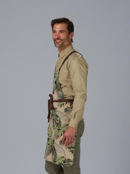 Delantal Peto Estampado de Flores [1]