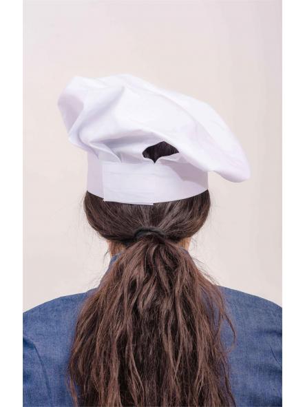 Gorro seta sarga blanco [1]