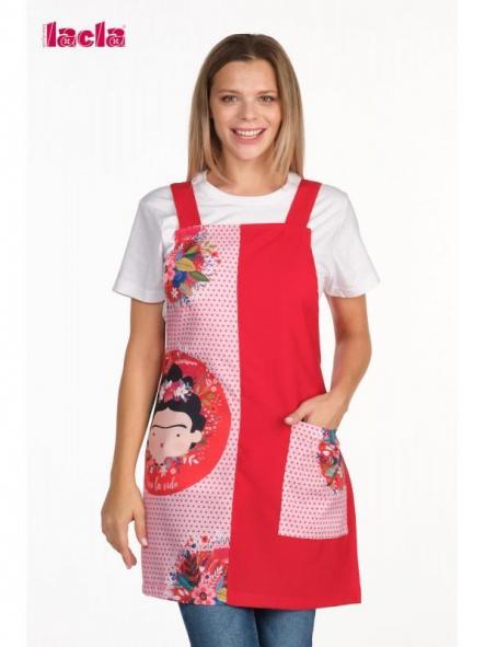 Estola school Frida Kahlo rojo