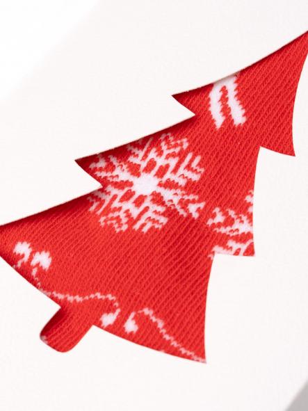 Set de dos pares de calcetines con diseños navideños [1]