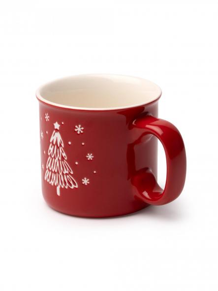 Taza de cerámica con diseño Árbol de Navidad [2]