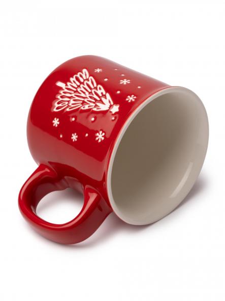 Taza de cerámica con diseño Árbol de Navidad [1]