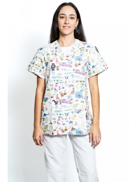 Casaca microfibra Garabato