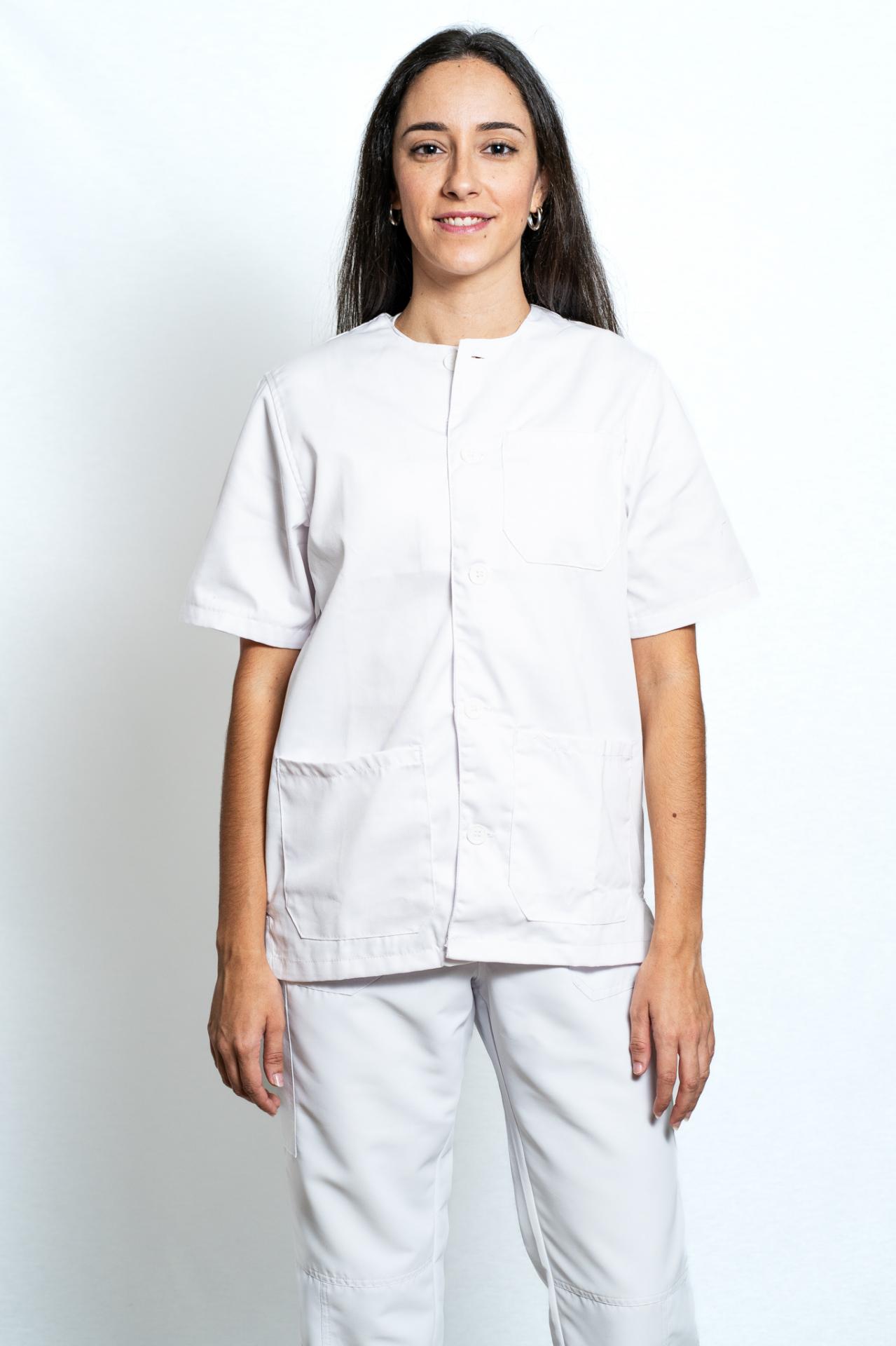 Blusón de trabajo de manga corta