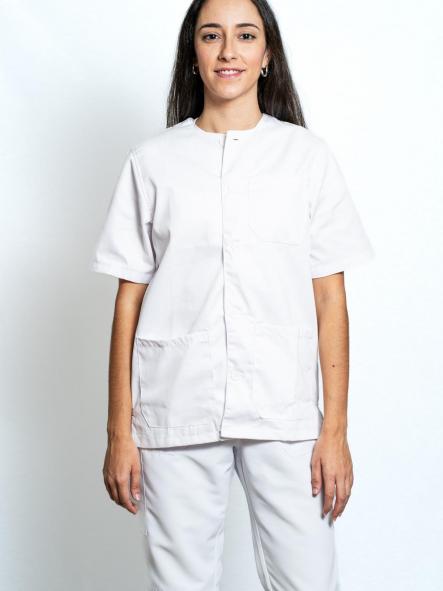 Blusón de trabajo de manga corta