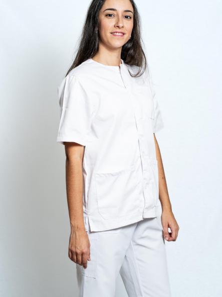 Blusón de trabajo de manga corta [1]