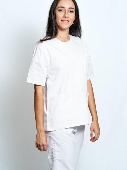 Blusón de trabajo de manga corta [1]