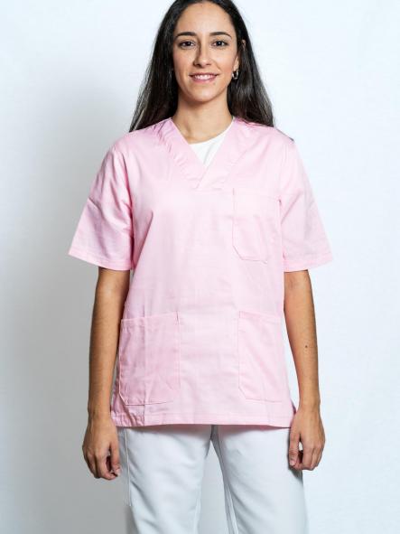 Blusón de trabajo de manga corta [3]