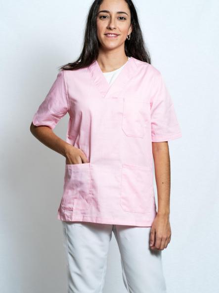 Blusón de trabajo de manga corta [4]