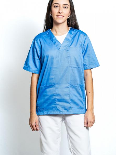 Blusón de trabajo de manga corta [10]