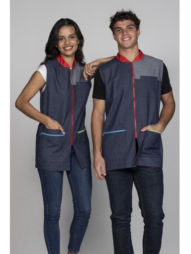 Chaleco Unisex Vaquero