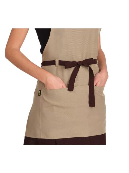 Delantal peto bicolor cruzado [2]