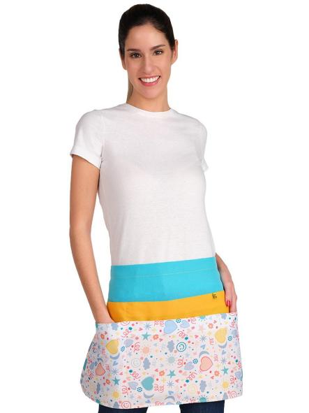 Delantal maestra corto Ariane