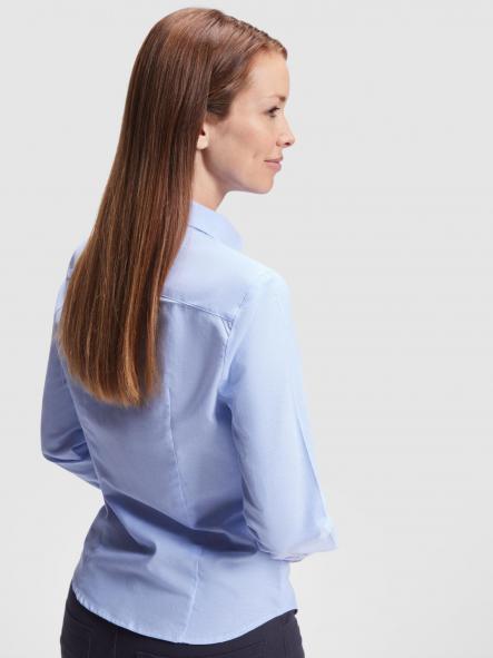 Camisa de manga larga oxford mujer [1]