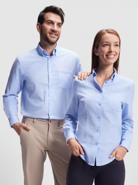 Camisa de manga larga oxford mujer [2]