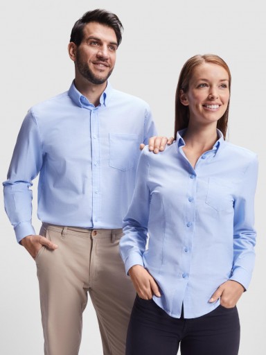 Camisa de manga larga oxford mujer [5]