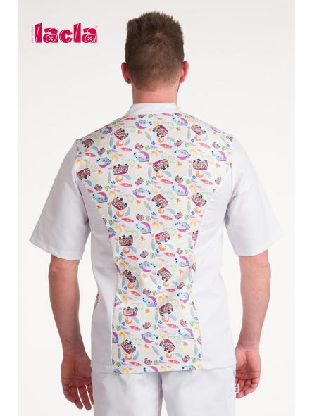 Chaqueta chef estampado playero [1]