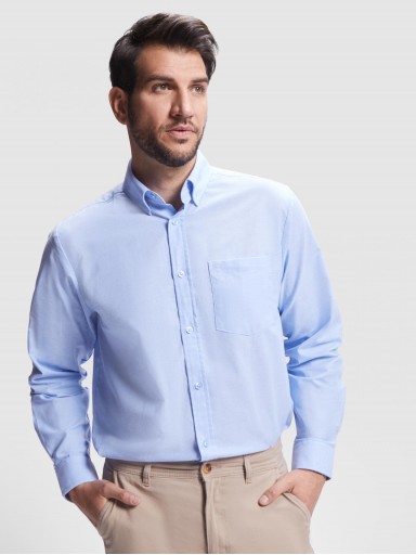 Camisa de manga larga oxford