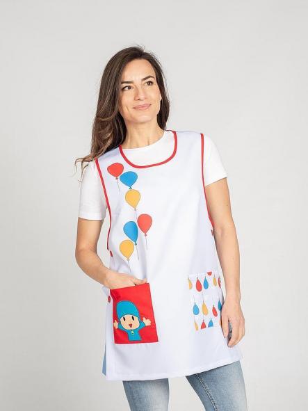 BLUSA MUJER POCOYO GLOBOS