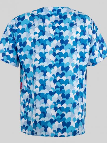 Blusa Unisex Cuore Agatha azul [4]