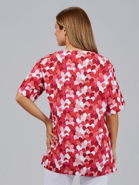 Blusa Unisex Cuore Agatha rojo [1]