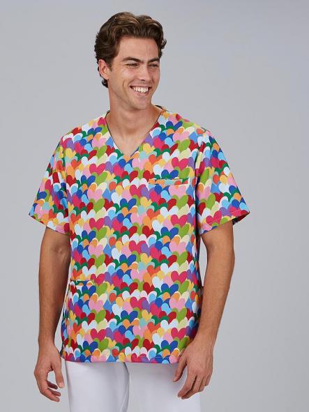 Blusa Unisex Cuore Agatha multicolor