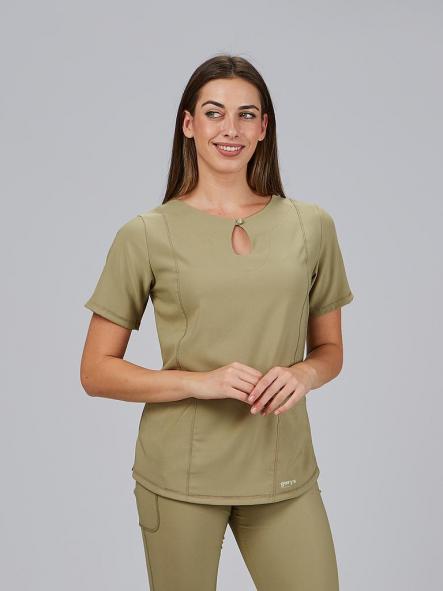 Blusa mujer escote lágrima María [0]
