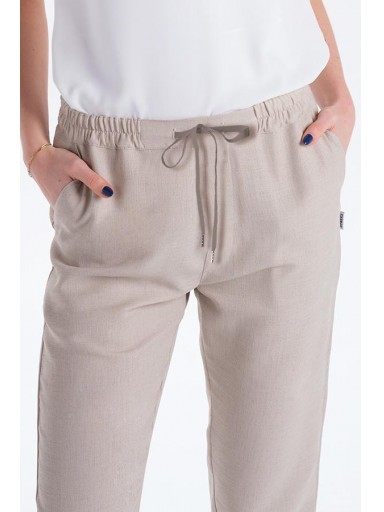 Pantalón unisex beig con cordon [1]