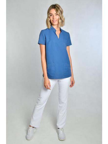 Casaca azul cuello mao [1]