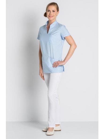 Casaca celeste cuello mao [1]