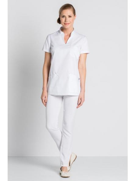 Casaca blanca cuello mao [1]