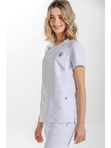 Casaca tapeta mujer sanidad blanca [1]