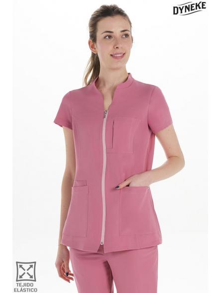 Chaqueta mujer m/c rosa elástica [0]
