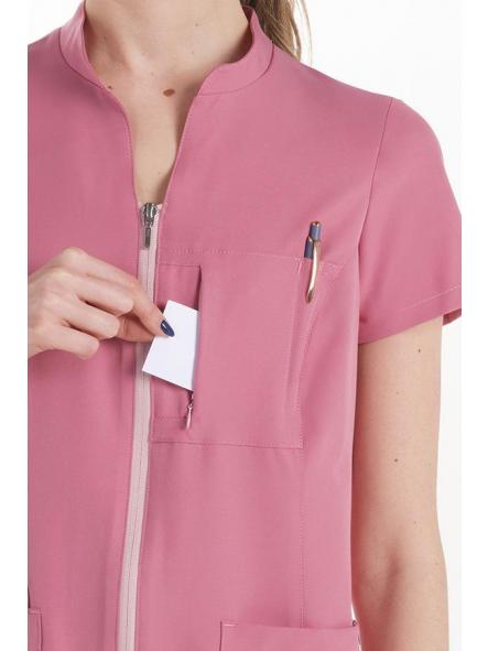 Chaqueta mujer m/c rosa elástica [2]
