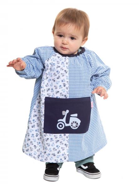 Baby goma en cuello estampado motos [0]