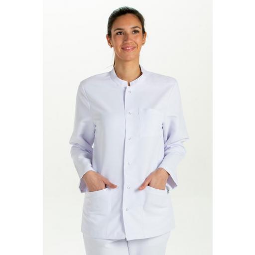 Chaqueta unisex m/l microfibra blanca [0]