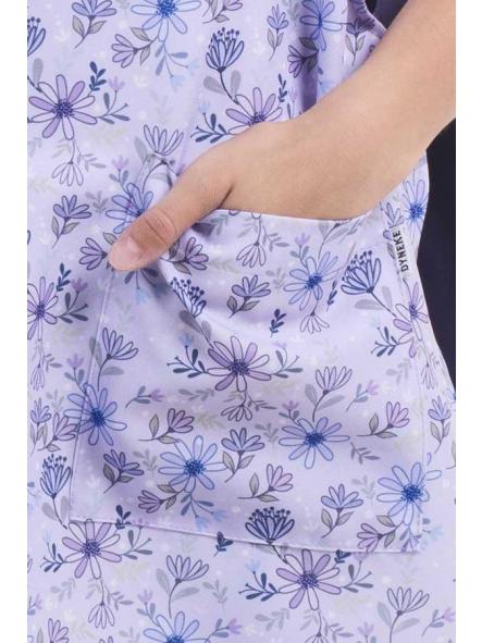 Estola lila estampada flores [2]