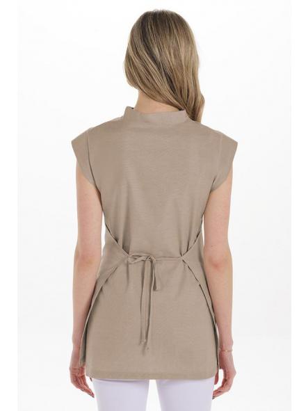 Estola beig con vivos de raso [2]